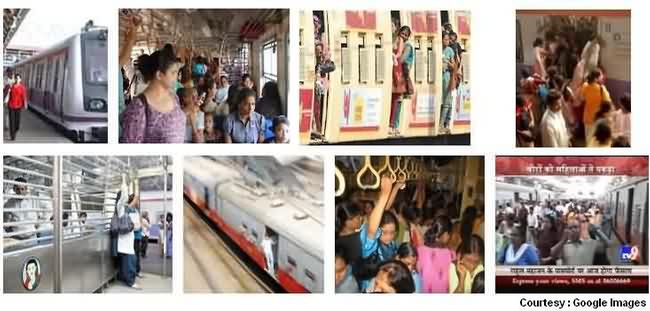 Women Travel in Local Trains