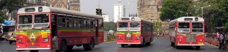 BEST buses on Roads of Mumbai