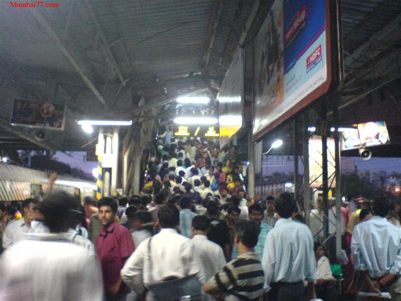 Crowd on Old Railway Station